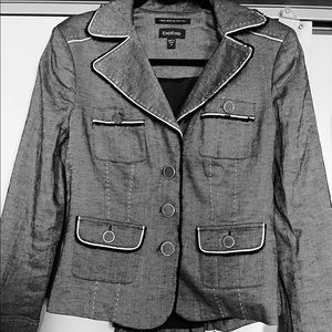 Suit jacket and pants from Bebe .